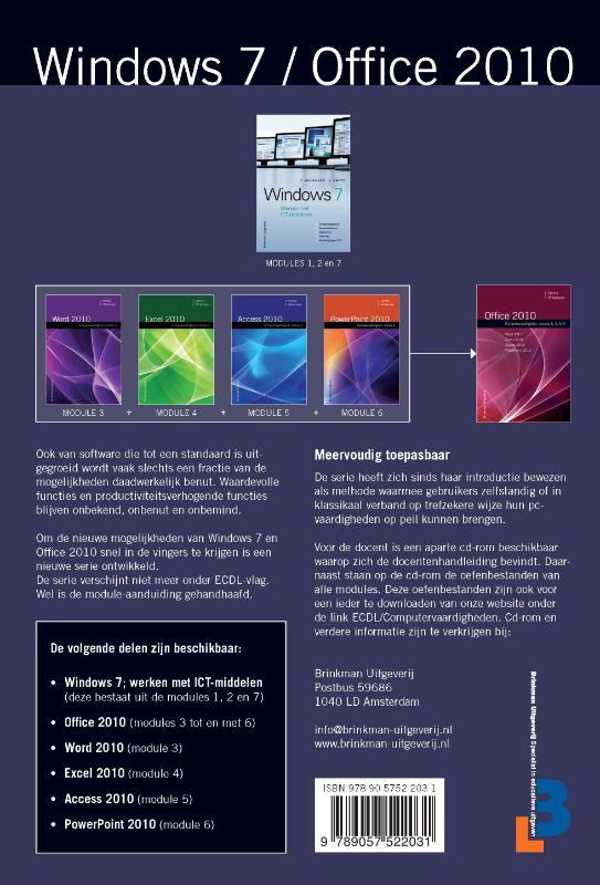 Word 2010 module 3 achterkant