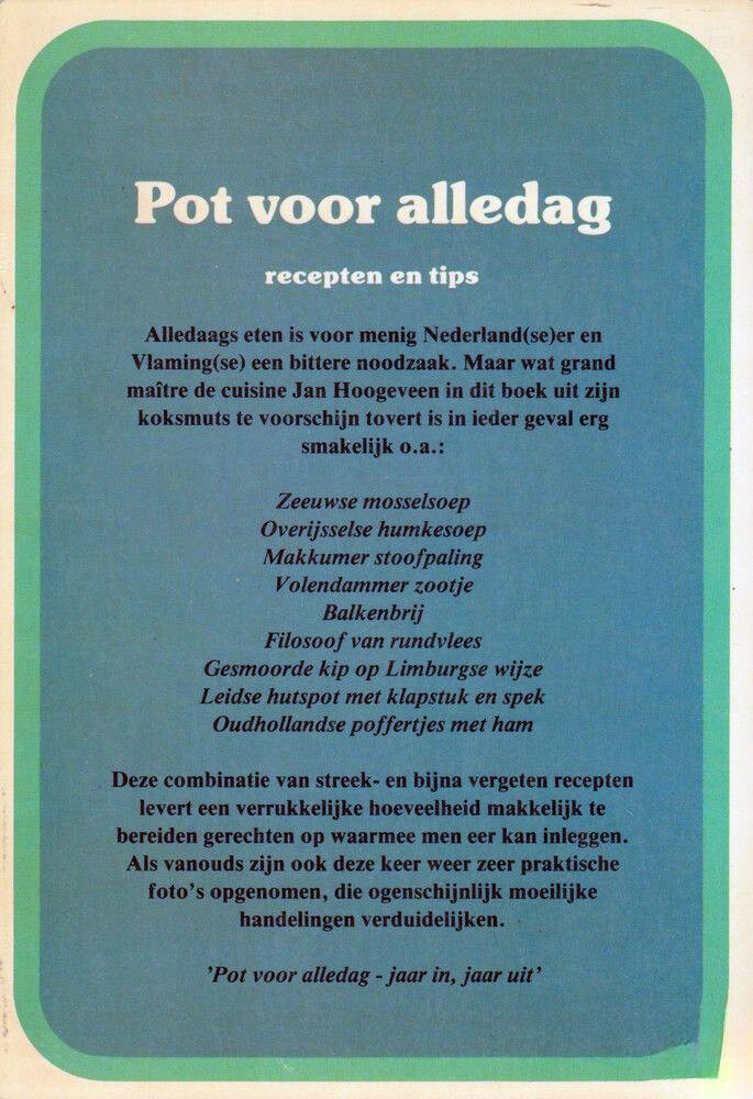Pot voor alledag achterkant