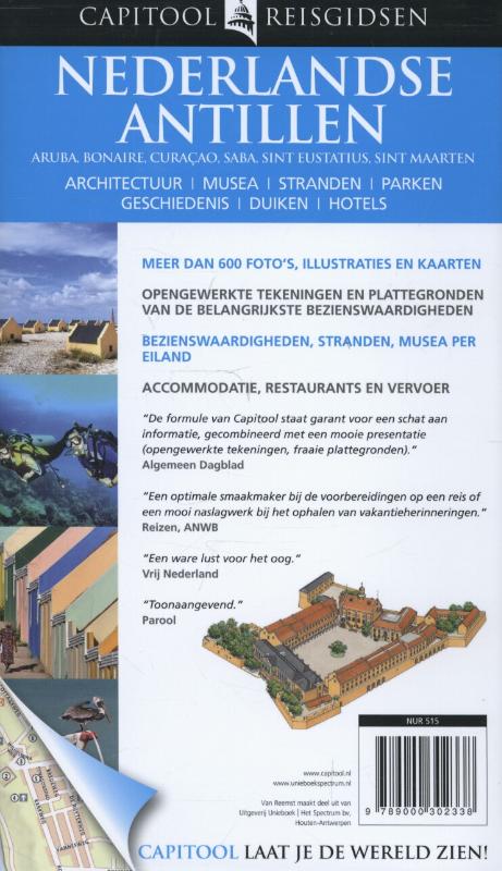 Nederlandse Antillen / Capitool reisgidsen Nederlandse Antillen / Capitool reisgidsen achterkant