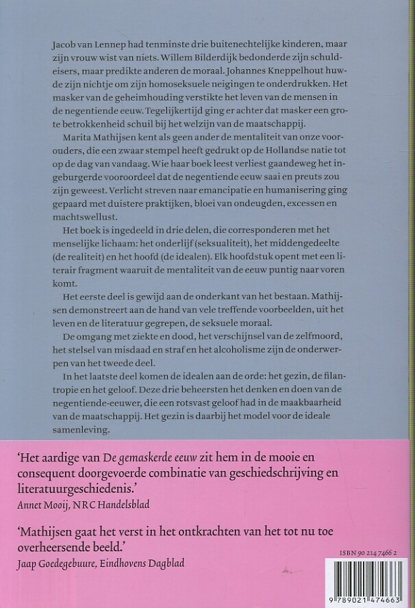 De gemaskerde eeuw achterkant