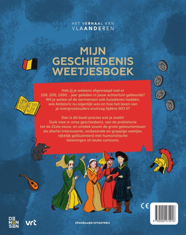 Het verhaal van Vlaanderen: Mijn geschiedenisweetjesboek / Het verhaal van Vlaanderen / 1 achterkant
