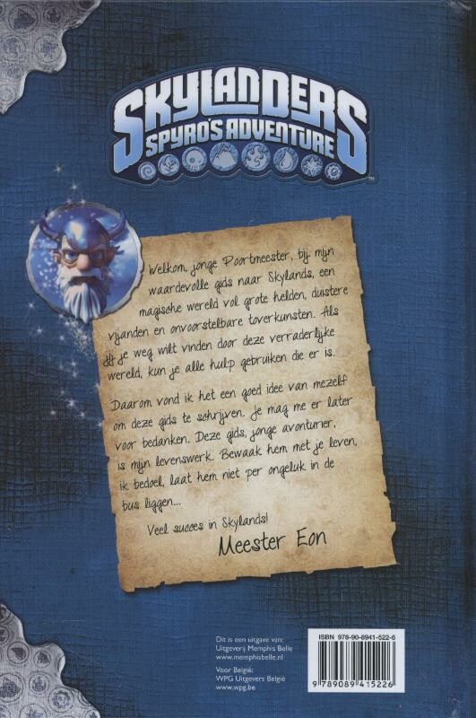 Meester Eons official guide / Skylanders Spyro's adventure achterkant