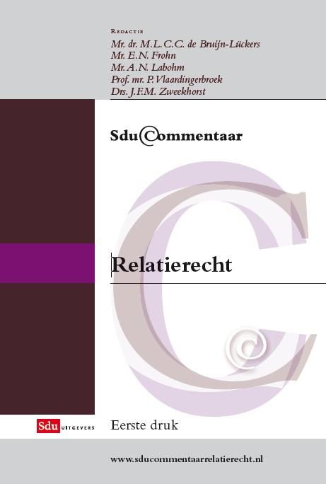 Relatierecht / SDU Commentaar