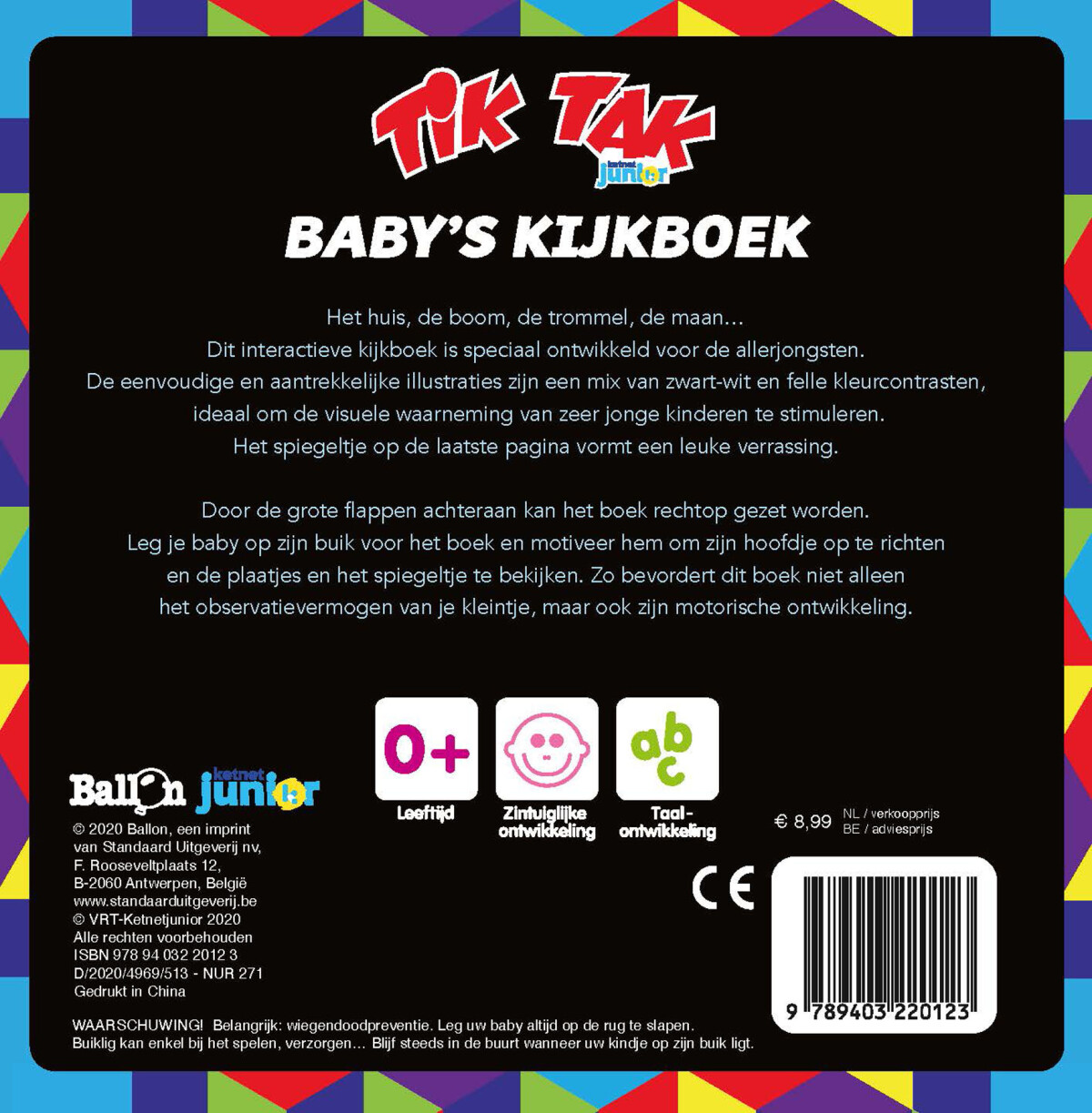 Baby's kijkboek / Tik Tak Baby's kijkboek / Tik Tak achterkant