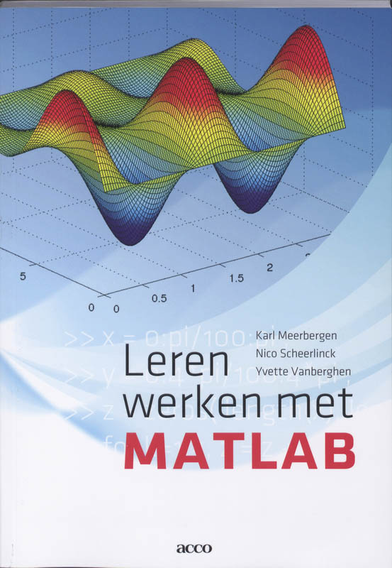 boekenbalie_9789033477911_cover Leren werken met MATLAB