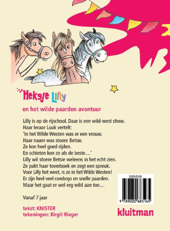Heksje Lilly en het wilde paarden avontuur / Heksje Lilly Heksje Lilly en het wilde paarden avontuur / Heksje Lilly achterkant