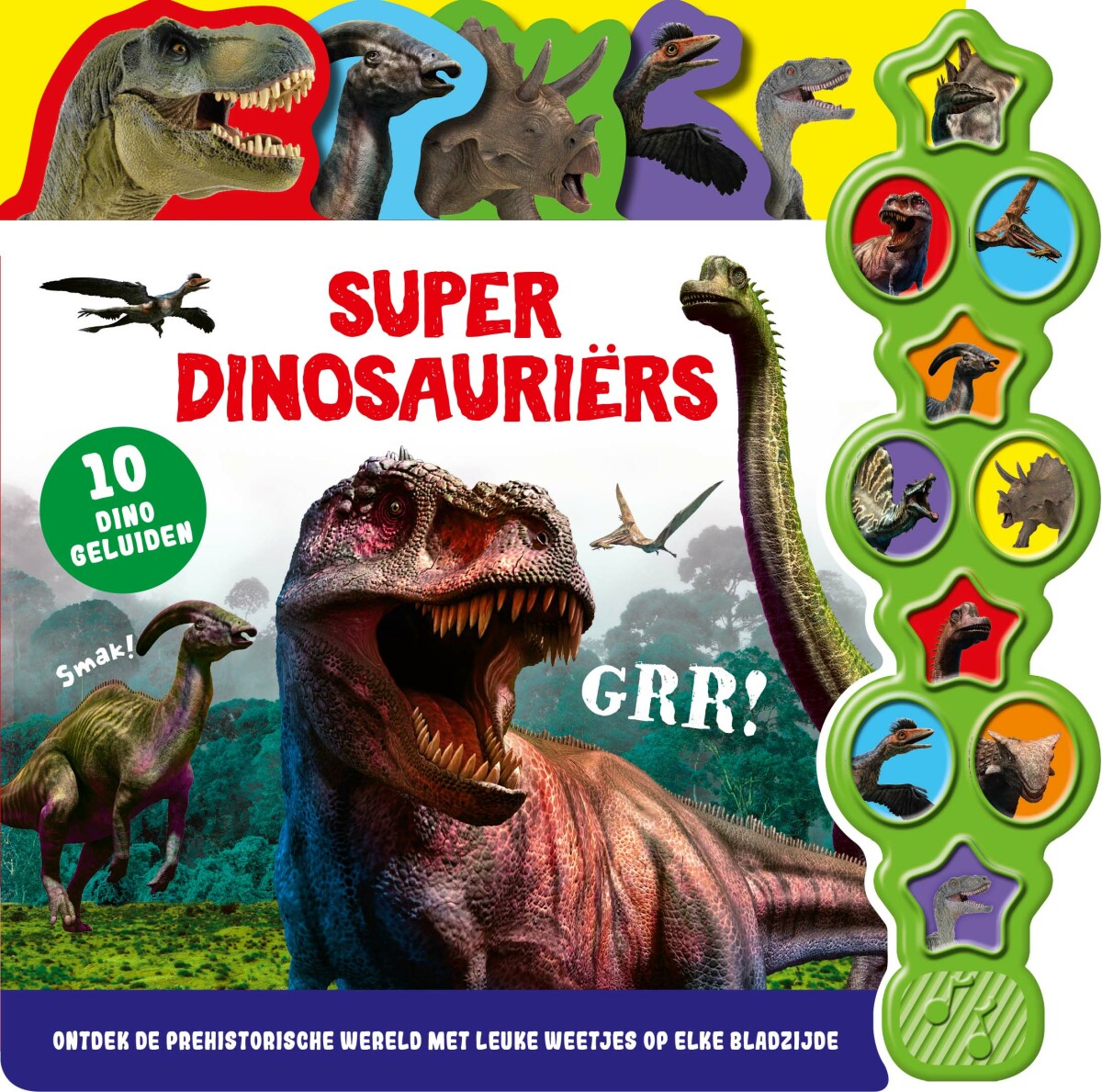 Geluidenboek - Superdinosauriërs / 10 geluiden
