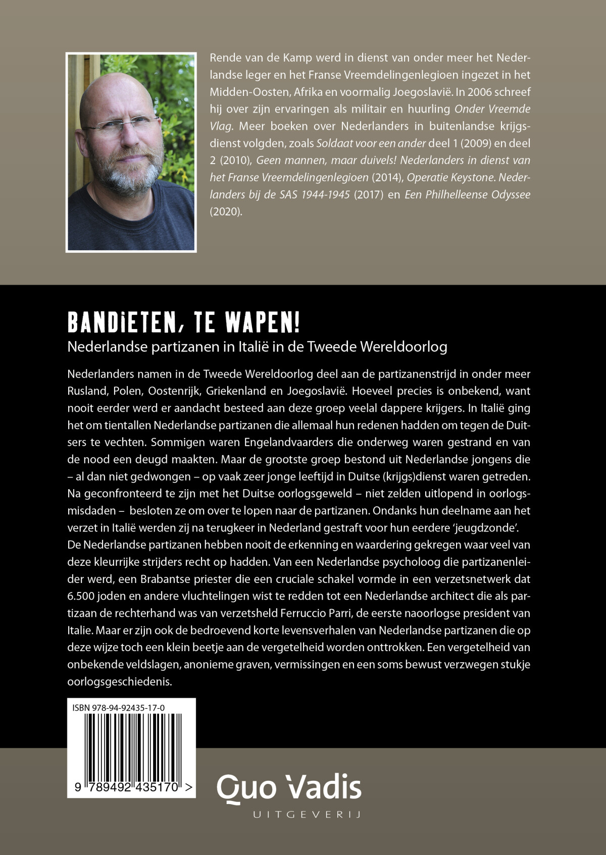 Bandieten, te wapen! achterkant