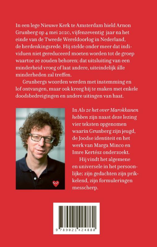 Als ze het over Marokkanen hebben Als ze het over Marokkanen hebben achterkant