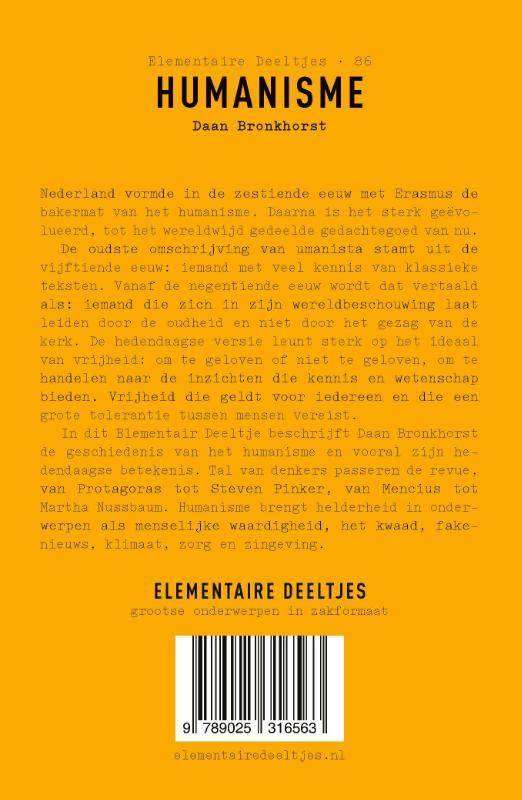Humanisme / Elementaire deeltjes / 86 achterkant