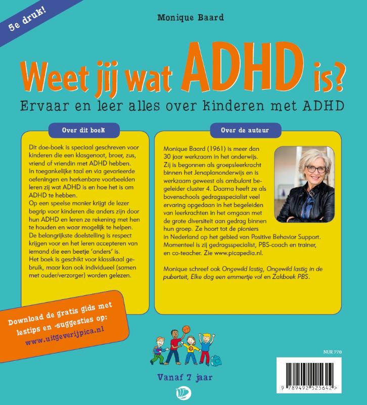 Weet jij wat ADHD is? achterkant