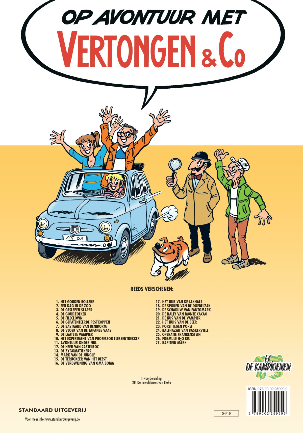 Kapitein Mark / Vertongen & Co / 27 achterkant