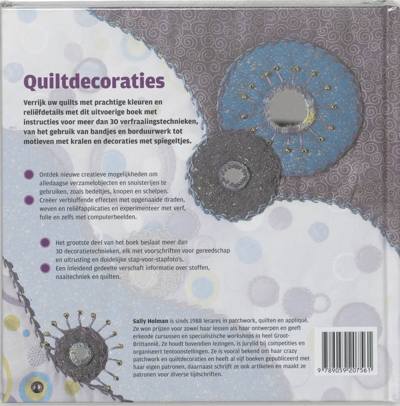 Quiltdecoraties achterkant