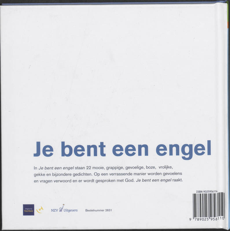 Je Bent Een Engel achterkant
