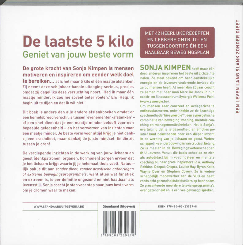 De laatste 5 kilo De laatste 5 kilo achterkant