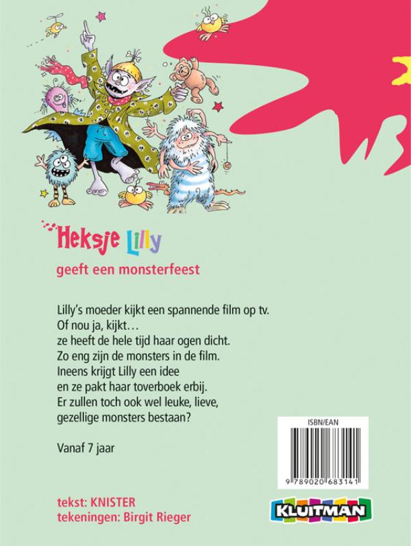 Heksje Lilly  -   Heksje Lilly geeft een monsterfeest achterkant