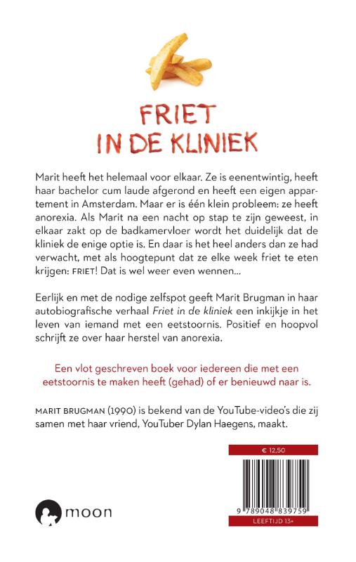 Friet in de kliniek achterkant