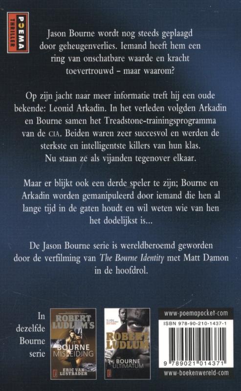 Robert Ludlum's De Bourne missie / Jason Bourne / 8 Robert Ludlum's De Bourne missie / Jason Bourne / 8 achterkant