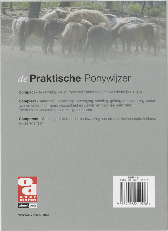 Praktische ponywijzer / Over Dieren / 141 achterkant