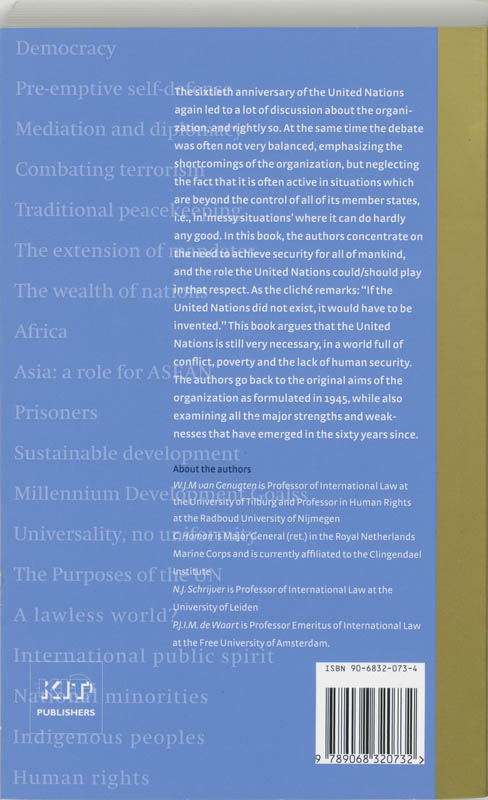 The United Nations of the Future achterkant