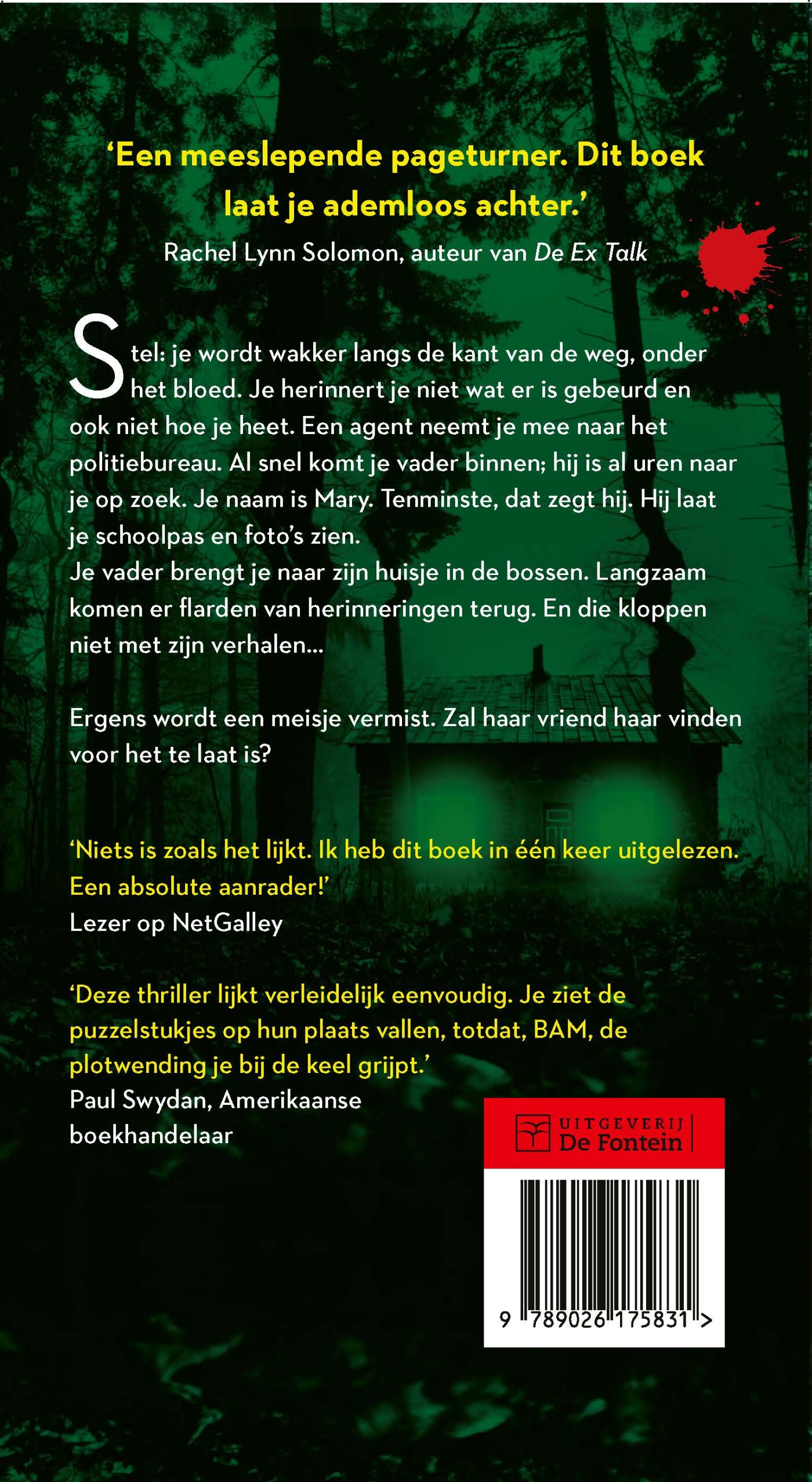 Niet mijn naam / Politie niet betreden achterkant