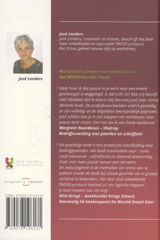 Van werkstress naar passie achterkant