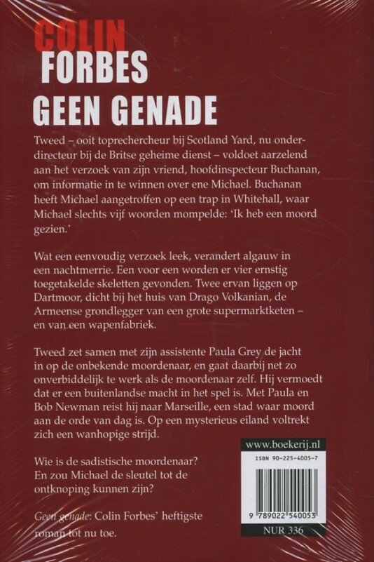 Geen genade achterkant