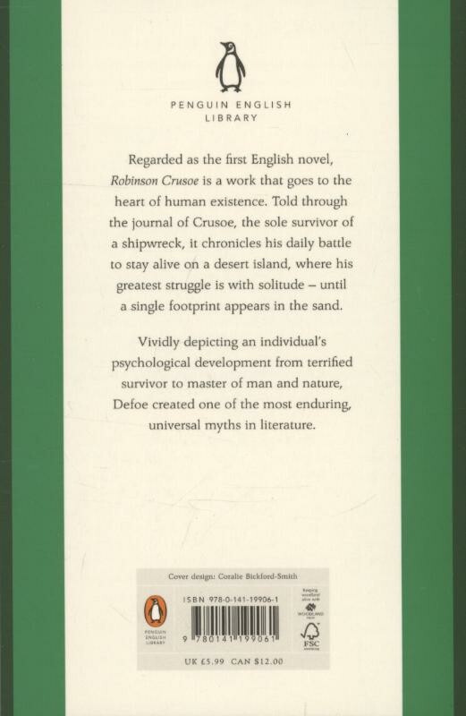 Robinson Crusoe / The Penguin English Library achterkant