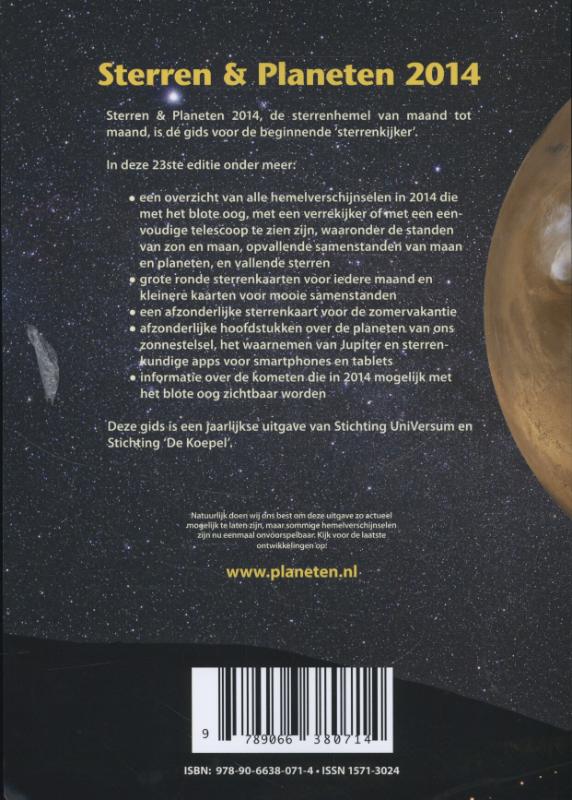 Sterren & planeten 2014 achterkant