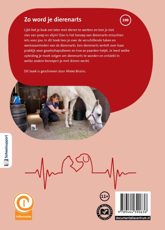 Zo word je dierenarts / Informatie 9-1 achterkant