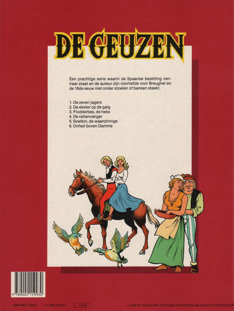 Onheil boven damme de geuzen 6 Onheil boven damme de geuzen 6 achterkant