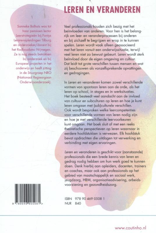 Leren en veranderen Leren en veranderen achterkant