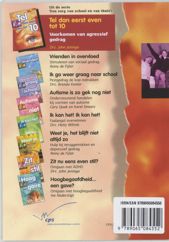 Tel dan eerst even tot tien / Een zorg voor school en thuis Tel dan eerst even tot tien / Een zorg voor school en thuis achterkant