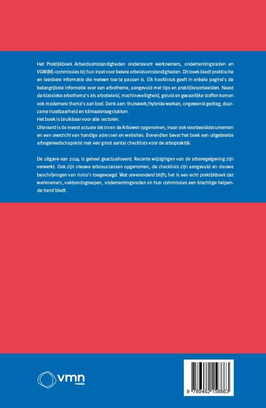 Praktijkboek Arbeidsomstandigheden 2024 achterkant