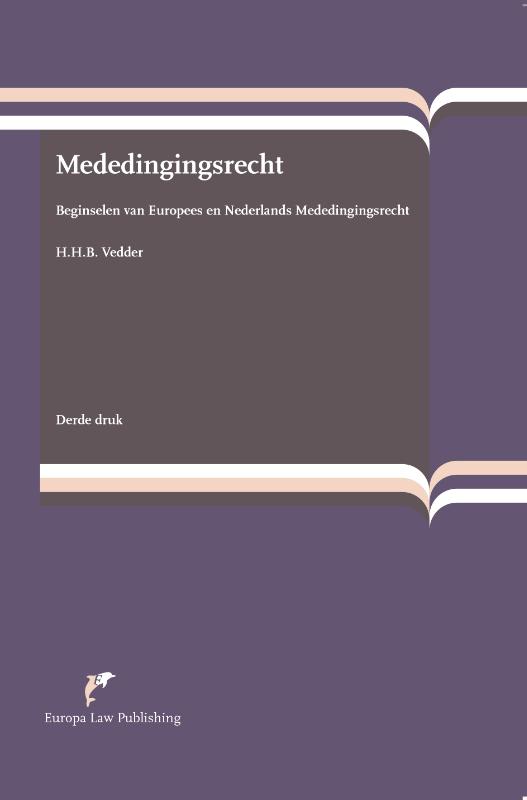 H.H.B. Vedder Mededingingsrecht thumbnail
