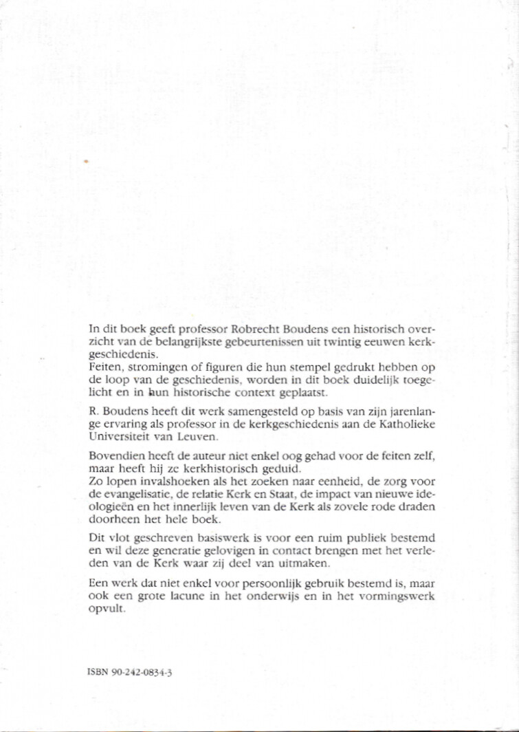 Momentopnamen uit de geschiedenis van de katholieke kerk achterkant