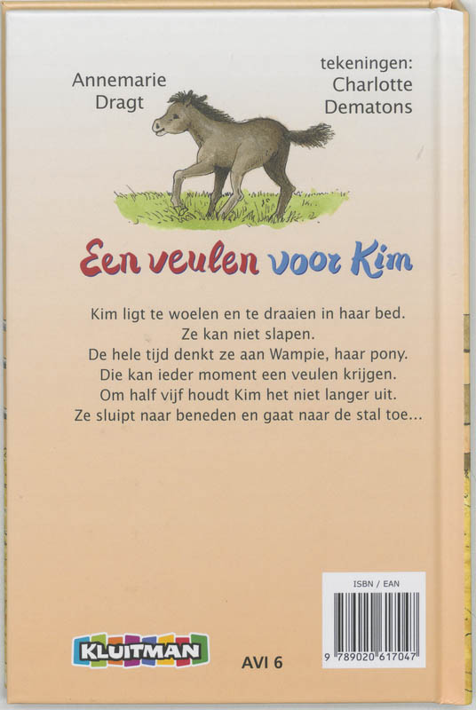 Een veulen voor Kim / Klavertje vier-serie achterkant