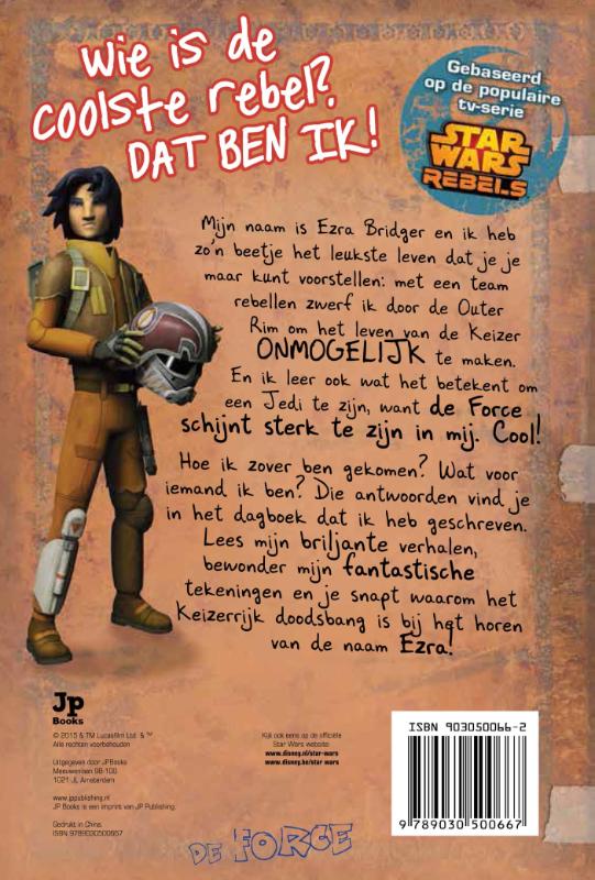 Star Wars Rebels - Rebellen dagboek achterkant