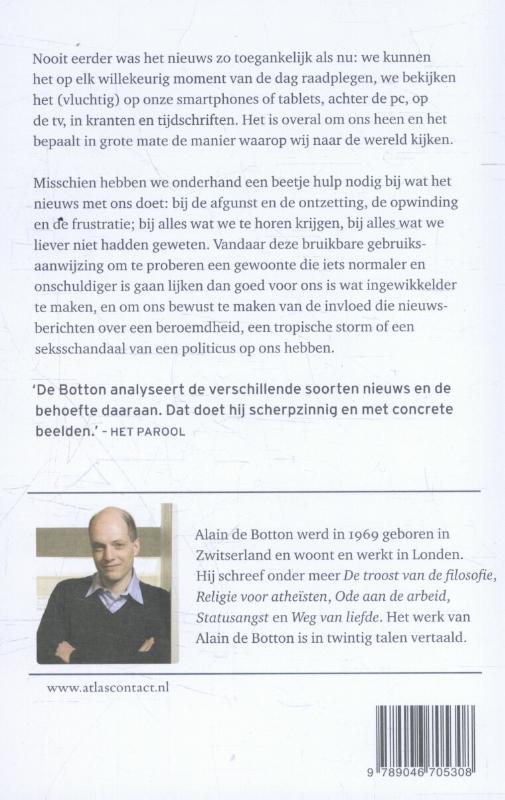Het nieuws achterkant