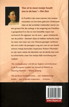 Een al te mooi meisje / De Geus Spanning achterkant