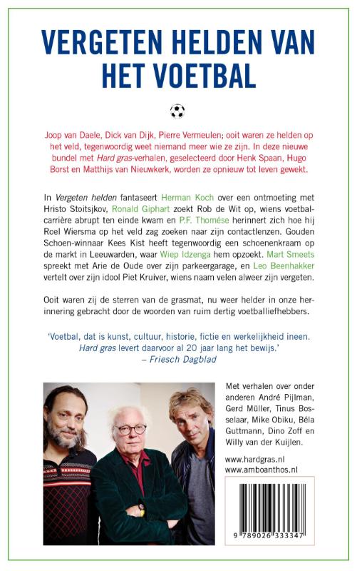 Vergeten helden Vergeten helden achterkant