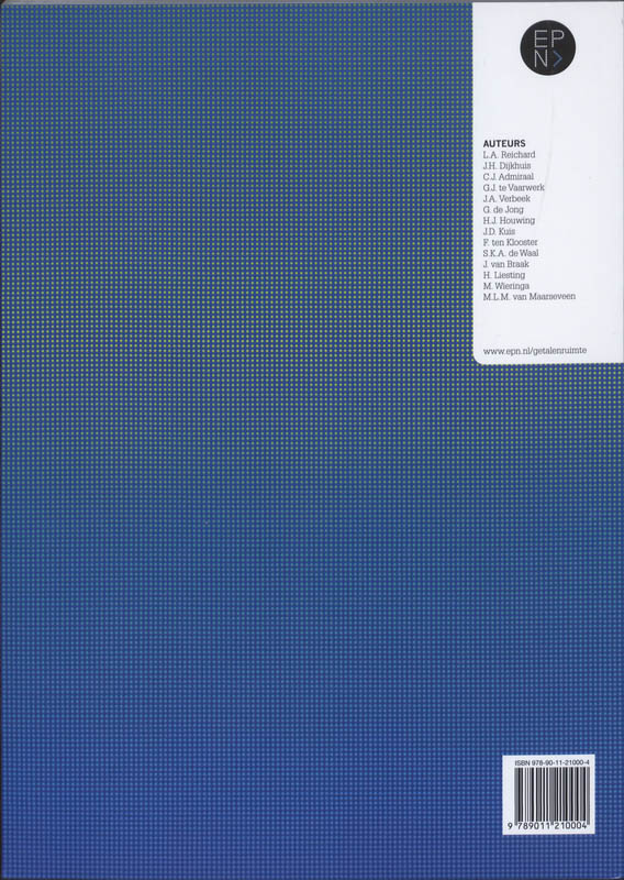 Getal & Ruimte 2de fase Rekenboek achterkant
