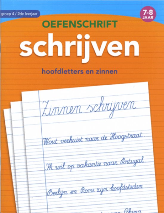 Eerste Oefenschrift Schrijven 7 tot 8 jaar