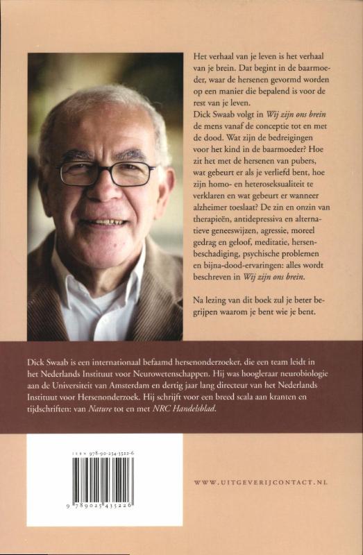 Wij zijn ons brein Wij zijn ons brein achterkant