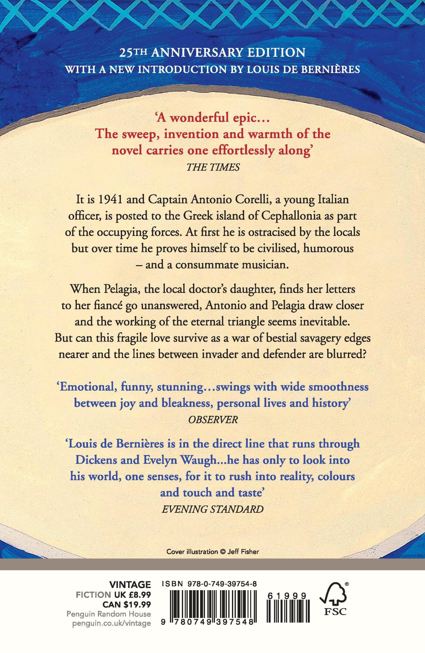 Captain Corelli's mandolin Captain Corelli's mandolin achterkant