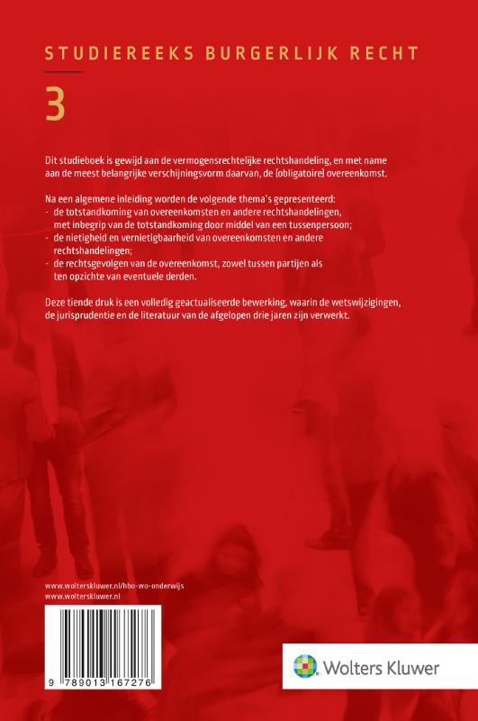 Rechtshandeling en Overeenkomst Rechtshandeling en Overeenkomst achterkant