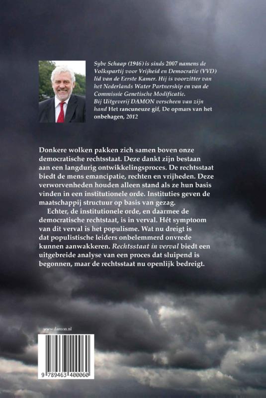 Rechtsstaat in verval achterkant