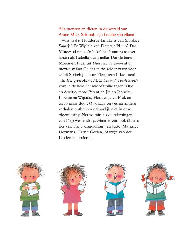 Het grote Annie M.G. Schmidt voorleesboek Het grote Annie M.G. Schmidt voorleesboek achterkant