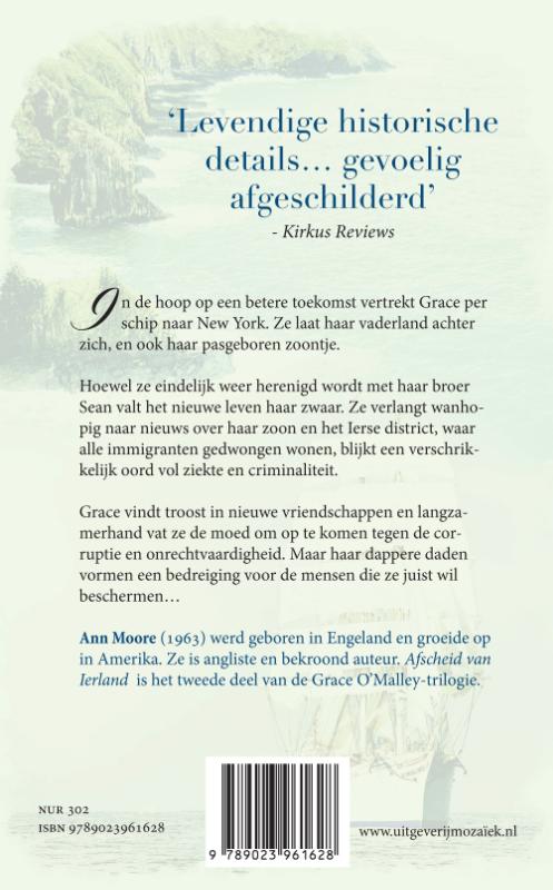 Afscheid van Ierland / Grace O'Malley-trilogie / 2 achterkant