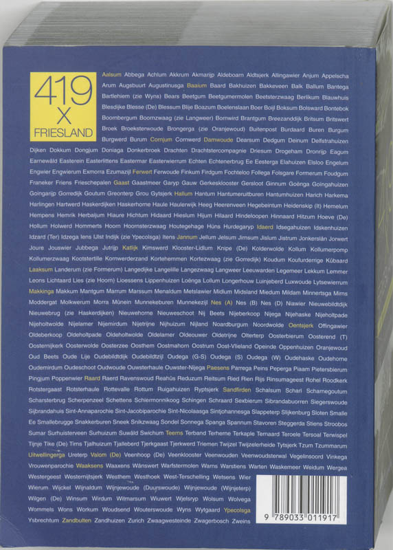 419 x Friesland 419 x Friesland achterkant